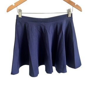 Girls Polo Ralph Lauren Twirl Skirt Solid Navy Blue‎ Size L 12-14 Preppy Pony